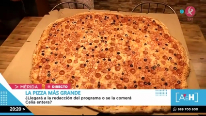 La pizza más grande de Extremadura 