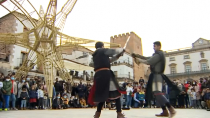 Exhibición de lucha de la Asociación 'Fratres de Cáceres'