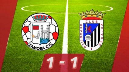 Zamora 1-1 Badajoz: justo reparto de puntos