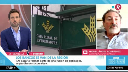 El cese de los bancos en Extremadura
