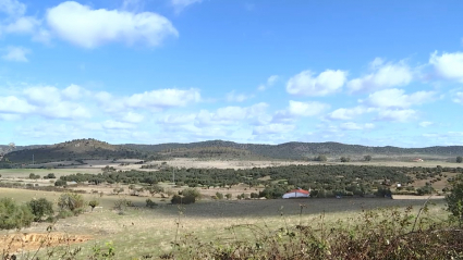 Parte de los terrenos de Alconchel donde se ubicaría una mina de oro