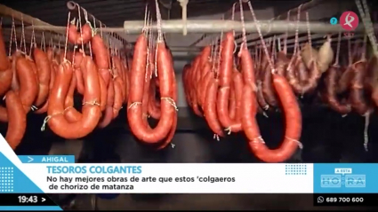 Los colgaderos de chorizo de Loli, una verdadera obra de arte