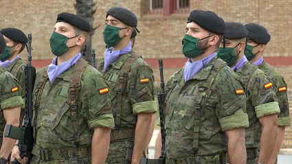 Los militares extremeños de misión en Letonia han empezado ya su regreso a casa