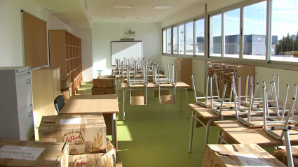 Biblioteca del nuevo colegio Ortega y Gasset de Almendralejo