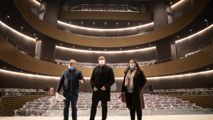 Vista interior del nuevo Teatro María Luisa