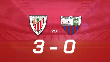 El Bilbao Athletic se impuso al Extremadura por 3-0 en Lezama