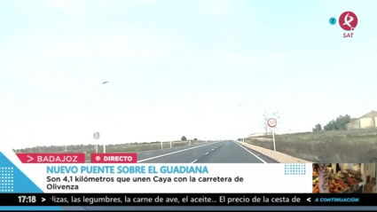 El nuevo puente en Badajoz