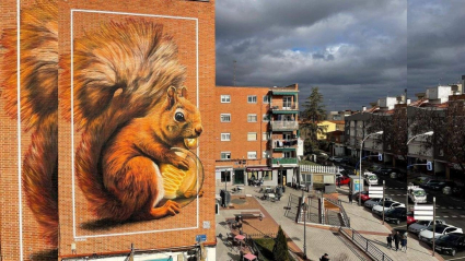 Energía Sostenible, grafiti del placentino Jesús Mateos 'Brea' 