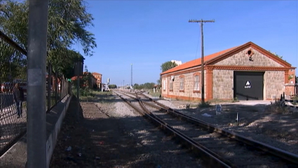 Estación de tren en Navalmoral de la Mata