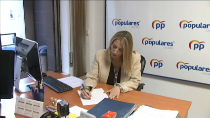 María Guardiola, portavoz del Partido Popular de la provincia de Cáceres