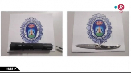 La Policía Local incauta en un instituto de Jaraíz una navaja y un dispositivo táser