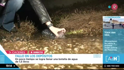 Las pérdidas de agua en Cáceres