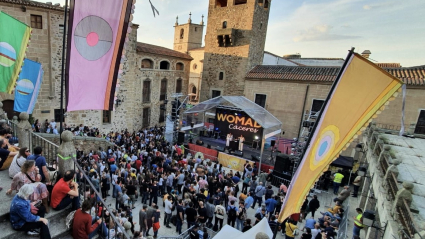 Ambiente en la Plaza de San Jorge