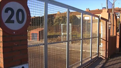 Entrada a la cárcel de Badajoz