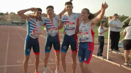 El equipo del 4X400 del CAPEX conquistó la victoria en la pista Fontanar de Córdoba.