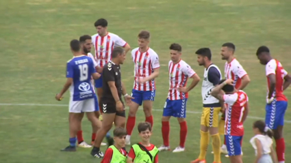 Jugadores del Don Benito, muy tristes