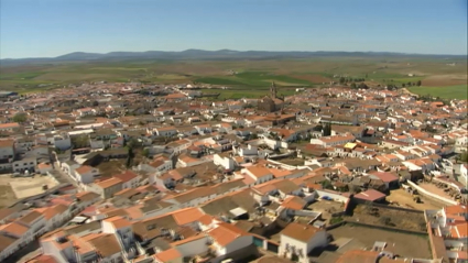 Vista aérea de Fuente de Cantos