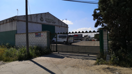 Centro reciclaje de Badajoz, carretera de Olivenza