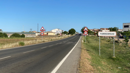 Carretera donde se produjo el accidente