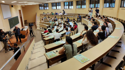 Examen de EBAU en Badajoz, esta mañana