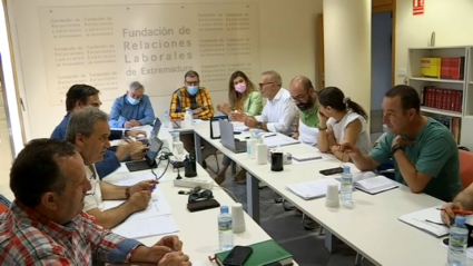 Reunión de la mesa de negociación del convenio del campo