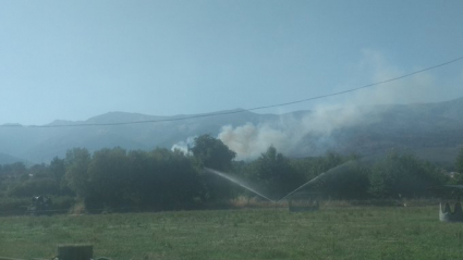 Incendio en Madrigal de la Vera