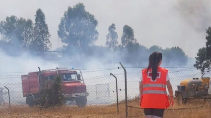 Incendio en Badajoz