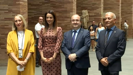 El Ministro de Cultura visita al Museo Nacional de Arte Romano de Mérida