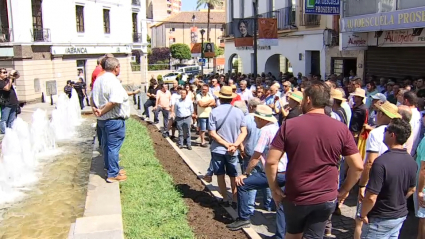 Protesta organizaciones agrarias en Presidencia