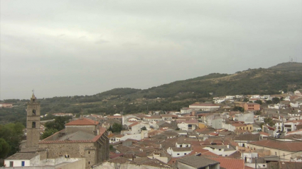 Cielo cubierto en Montánchez