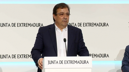 Guillermo Fernández Vara, en comparecencia de prensa