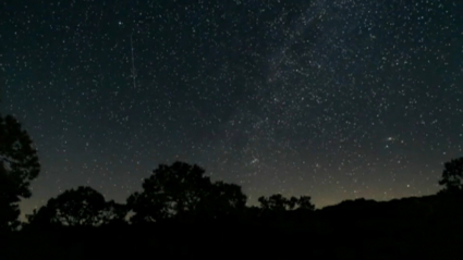 Imagen de la lluvia de perseidas el pasado verano 