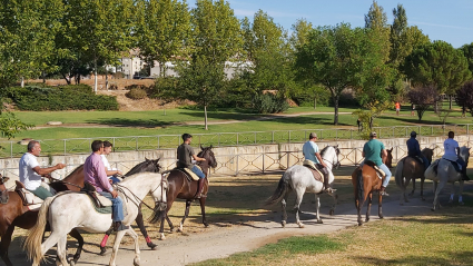 Ruta a caballo en recuerdo de las víctimas de la riada de Badajoz