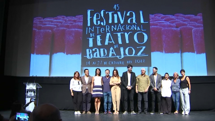 Momento de la presenciación de la programación del 45º Festival Internacional de Teatro de Badajoz