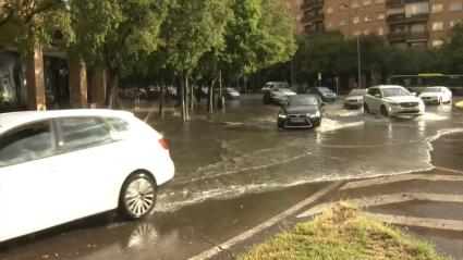 Lluvia en Badajoz