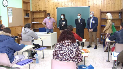 Alumnos del primer ciclo de FP en la cárcel de Cáceres