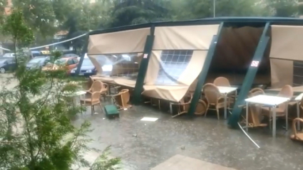 Incidencias por lluvia y viento en Badajoz