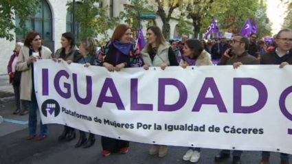 Manifestación 25N Cáceres 2022