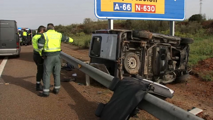 Accidente en la A-66