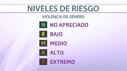 Niveles de riesgo VIOGEN, violencia de género