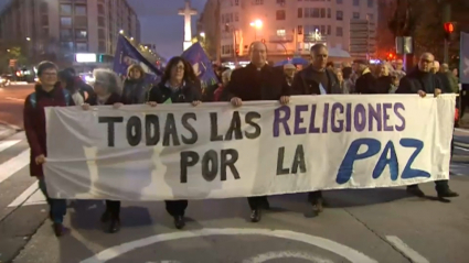 Marcha por la Paz en Cáceres