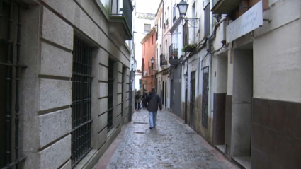 Calle de Plasencia donde un hombre mató a una mujer en diciembre de 2023