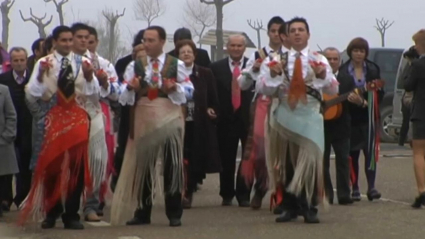 danzantes de Peloche en San Antón Abad