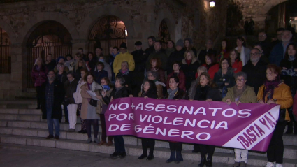 Concentración contra la violencia machista en Cáceres