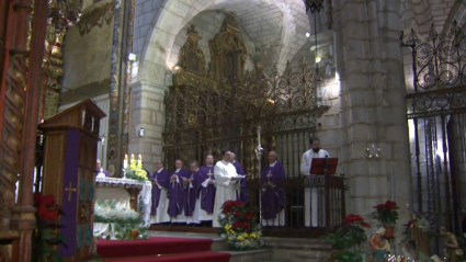 Misa en la catedral de Badajoz