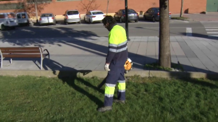 Trabajadores al aire libre