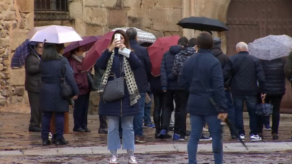 Turistas en Cáceres