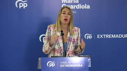 Comparecencia de María Guardiola