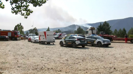 Incendio en el norte extremeño