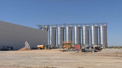 Obras para la planta de procesado de almendra en Miajadas